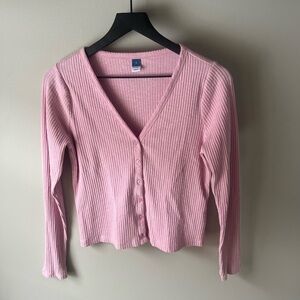 Old Navy Ribbed Button Up